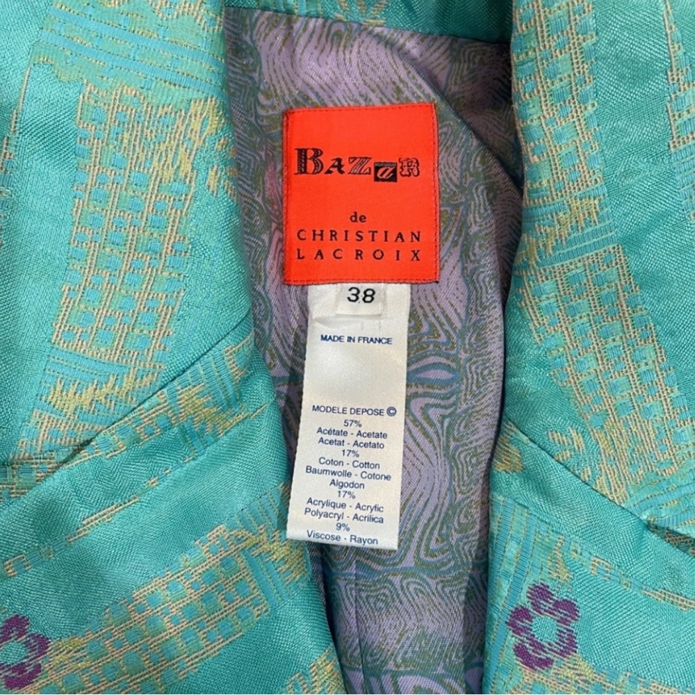 Bazar by Christian Lacroix Blazer jacket size 38 - Picture 5 of 8